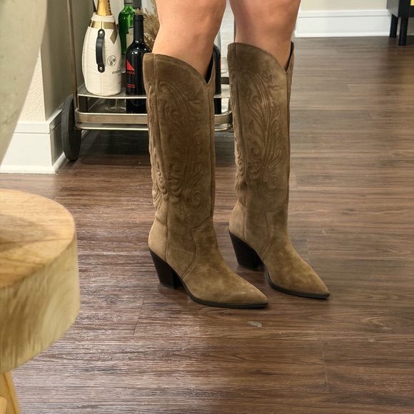 Uterque tan Heeled cowboy Boots - Picture 3 of 8